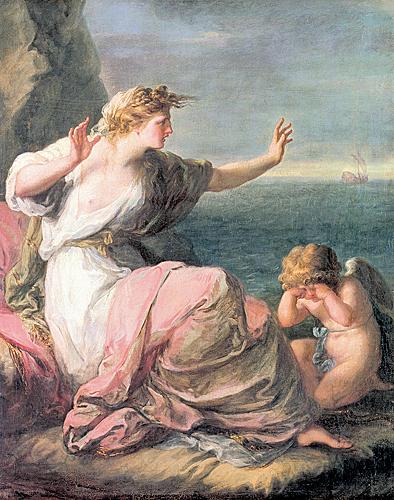 Angelica Kauffmann Ariadne von Theseus verlassen France oil painting art